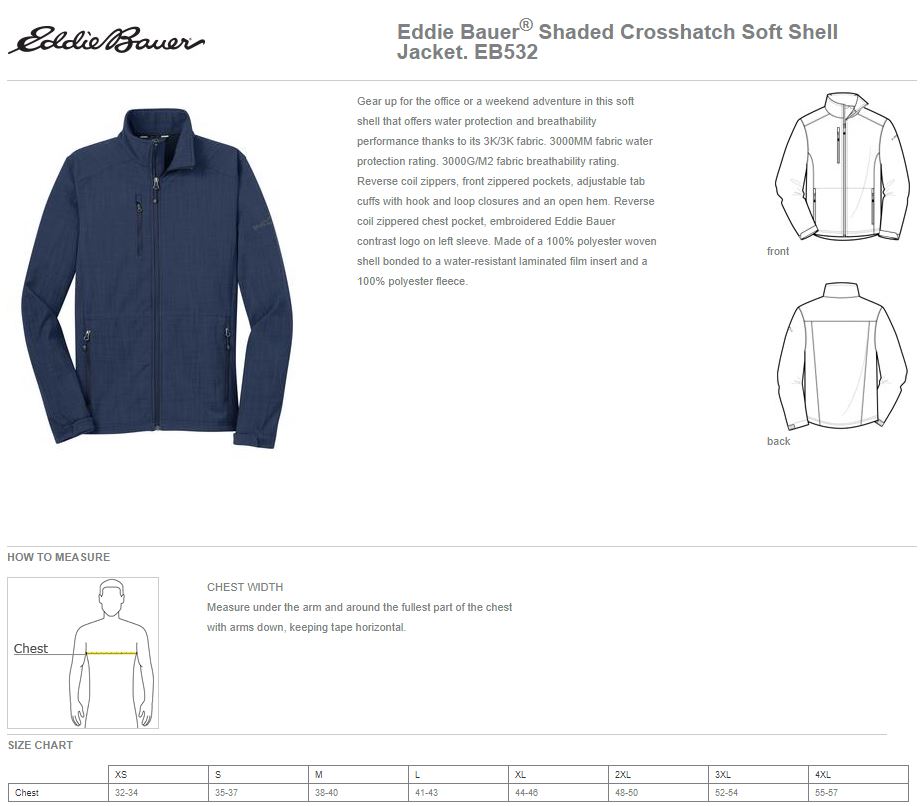 Eddie Bauer - Shaded Crosshatch Soft Shell Jacket | AAT Webstores